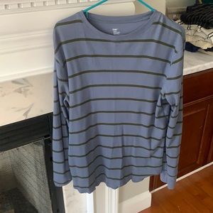 Blue/green striped thermal